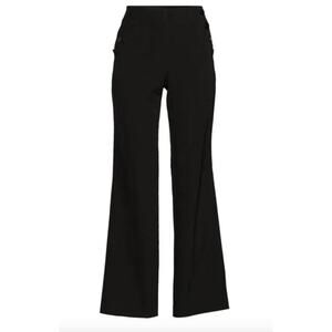Karl Lagerfeld Paris Solid Wide Leg Pants